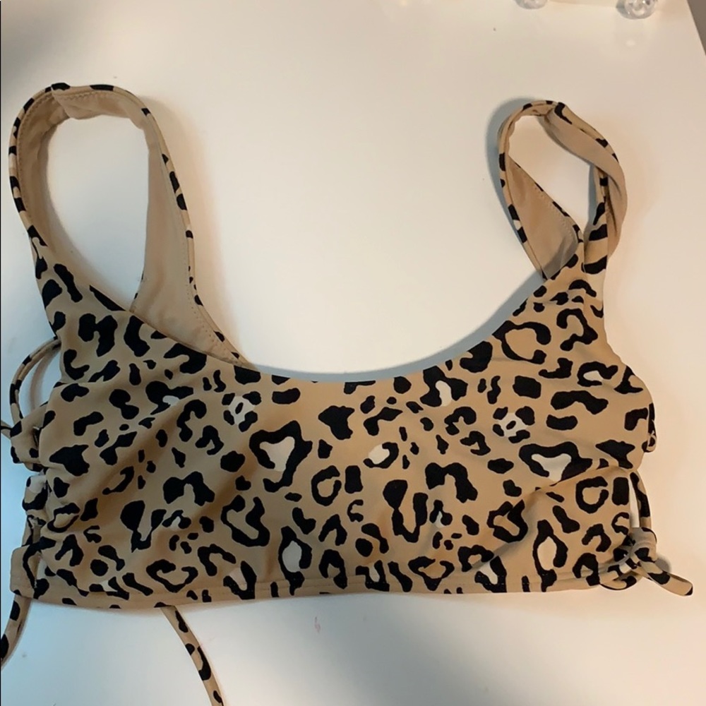 Cheetah bikini top